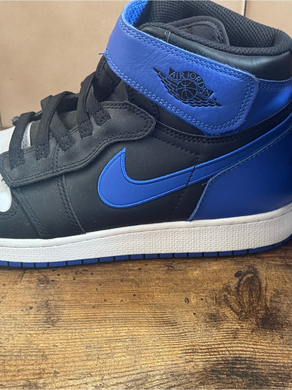 Jordan Men’s High-Top Sneakers - Black/Blue